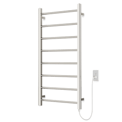 Ryton 47" x 24" Plug-In Heated Towel Rail - Polished Nickel thumbnail 1