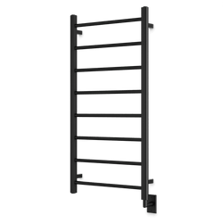 Ryton 47" x 24" Hardwired Heated Towel Rail - Matte Black thumbnail 1