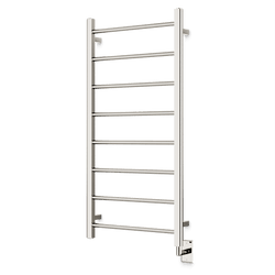 Ryton 47" x 24" Hardwired Heated Towel Rail - Polished Nickel thumbnail 1