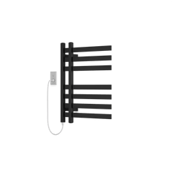 Lioni 27" x 20" Plug-In Heated Towel Rail - Matte Black thumbnail 1