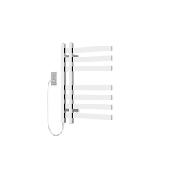 Lioni 27" x 20" Plug-In Heated Towel Rail - Chrome thumbnail 1