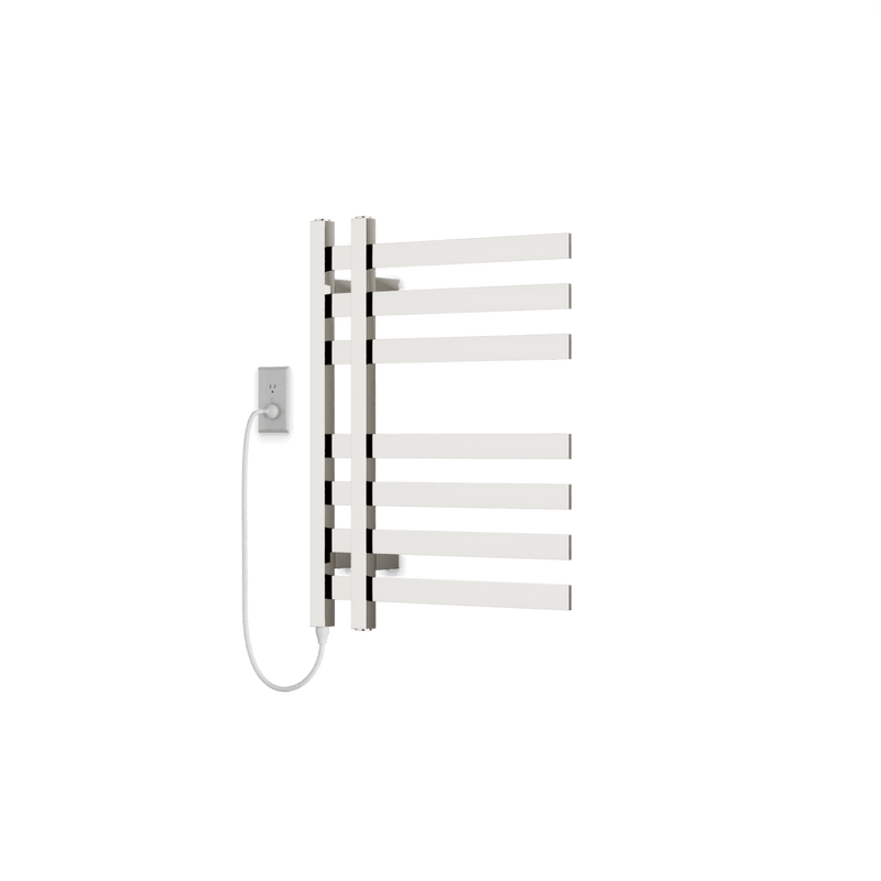 Lioni 27" x 20" Plug-In Heated Towel Rail - Polished Nickel image 1