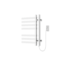 Lioni 27" x 20" Plug-In Heated Towel Rail - Chrome thumbnail 1