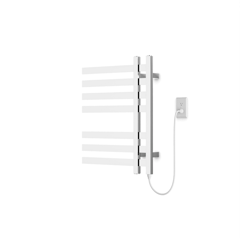 Lioni 27" x 20" Plug-In Heated Towel Rail - Chrome image 1