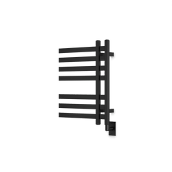 Lioni 27" x 20" Hardwired Heated Towel Rail - Matte Black thumbnail 1