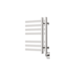Lioni 27" x 20" Hardwired Heated Towel Rail - Brushed Nickel thumbnail 1