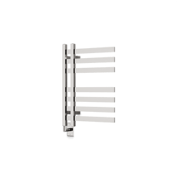 Lioni 27" x 20" Hardwired Heated Towel Rail - Brushed Nickel thumbnail 1