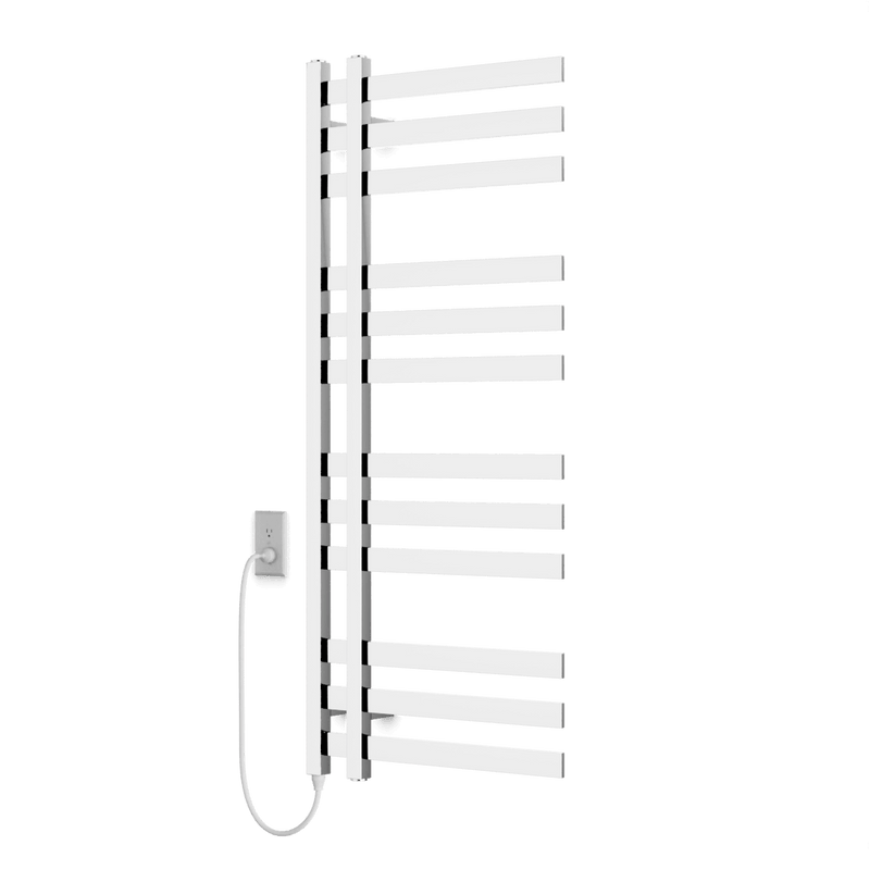 Lioni 48" x 20" Plug-In Heated Towel Rail - Chrome image 1