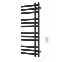 MS12250RP - Lioni Square 48" x 20" Plug-In Towel Dryer Artos US Matte Black 