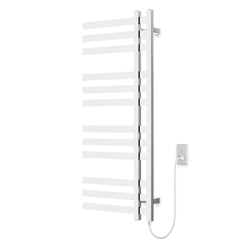 Lioni 48" x 20" Plug-In Heated Towel Rail - Chrome image 1