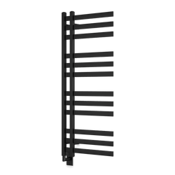 Lioni 48" x 20" Hardwired Heated Towel Rail - Matte Black thumbnail 1