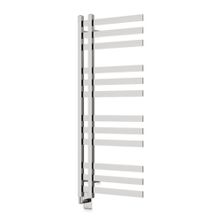 Lioni 48" x 20" Hardwired Heated Towel Rail - Brushed Nickel thumbnail 1