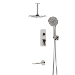 Harmony Thermostatic Shower Trim Kit with Hand Shower, Tub Filler - PS120TRBN thumbnail 5