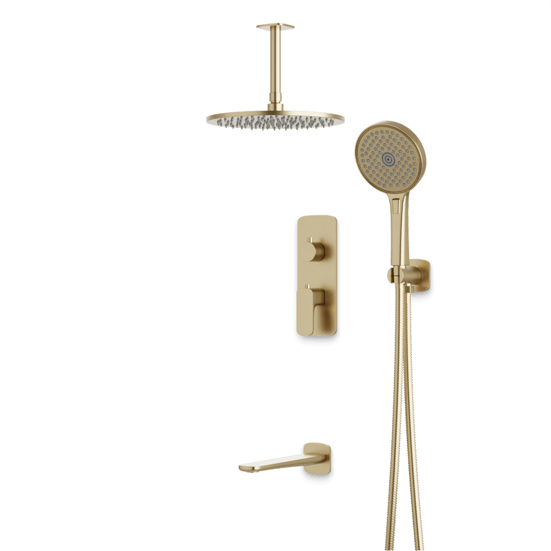 Harmony Thermostatic Shower Trim Kit with Hand Shower, Tub Filler - PS120TRSB image 6