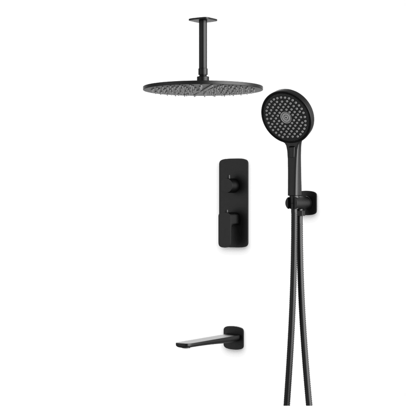 Harmony Thermostatic Shower Trim Kit with Hand Shower, Tub Filler - PS120TRBK image 4