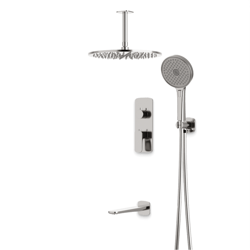 Harmony Thermostatic Shower Trim Kit with Hand Shower, Tub Filler - PS120TRBN image 4