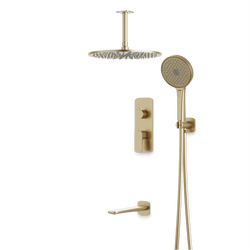 Harmony Thermostatic Shower Trim Kit with Hand Shower, Tub Filler - PS120TRSB thumbnail 4