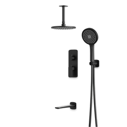 Harmony Thermostatic Shower Trim Kit with Hand Shower, Tub Filler - PS120TRBK thumbnail 5