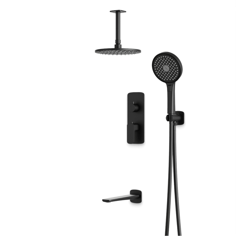 Harmony Thermostatic Shower Trim Kit with Hand Shower, Tub Filler - PS120TRBK image 5