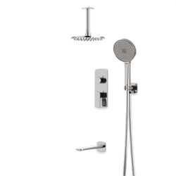 Harmony Thermostatic Shower Trim Kit with Hand Shower, Tub Filler - PS120TRBN thumbnail 6