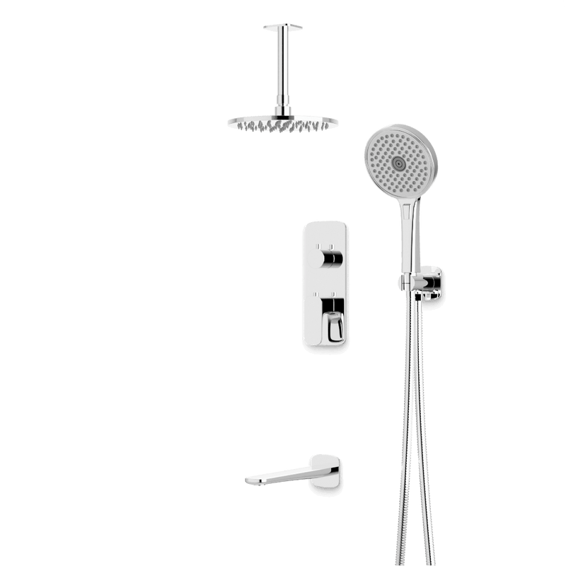 Harmony Thermostatic Shower Trim Kit with Hand Shower, Tub Filler - PS120TRCH image 5