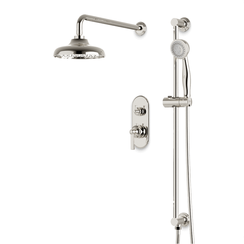 Classic Thermostatic Shower Trim Kit with Hand Shower on Slide Bar - PS136CLPN image 1