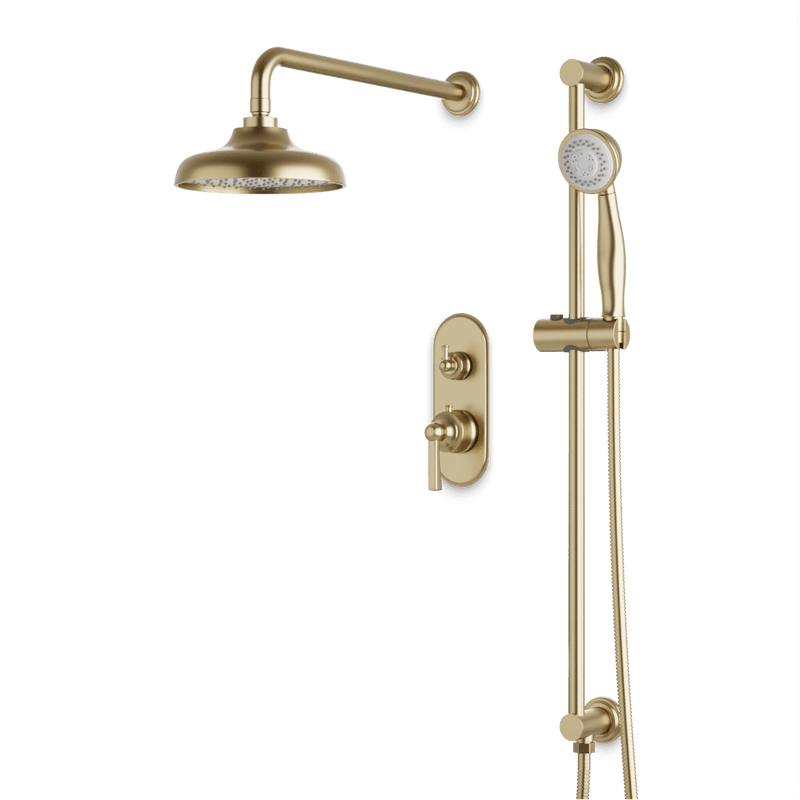 Classic Thermostatic Shower Trim Kit with Hand Shower on Slide Bar - PS136CLSB image 1