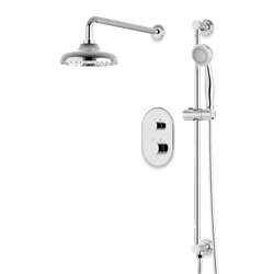 Classic Thermostatic Shower Trim Kit with Hand Shower on Slide Bar - PS136DCLCH thumbnail 1