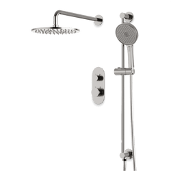 Opera Thermostatic Shower Trim Kit with Hand Shower on Slide Bar - Brushed Nickel / Linear thumbnail 1