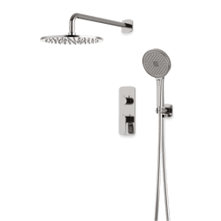 Harmony Thermostatic Shower Trim Kit with Hand Shower - Brushed Nickel / 10" (Standard) / Wall Mount thumbnail 1