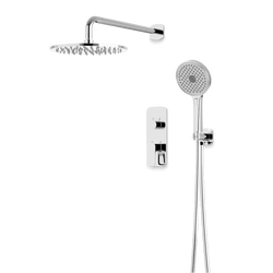 Harmony Thermostatic Shower Trim Kit with Hand Shower - Chrome / 10" (Standard) / Wall Mount thumbnail 1