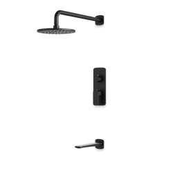 Harmony Thermostatic Shower Trim Kit with Tub Filler - Matte Black / 8" thumbnail 1