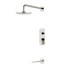 Harmony Thermostatic Shower Trim Kit with Tub Filler - Polished Nickel / 8" thumbnail 1