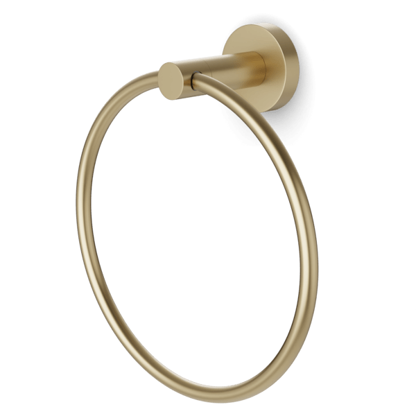 TA445 - Trova Round Towel Ring Artos US Satin Brass