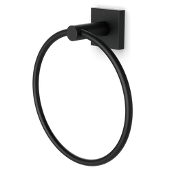 TA545 - Trova Square Towel Ring Artos US Matte Black