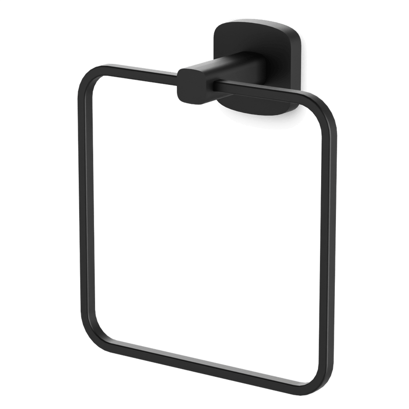Harmony Towel Ring - Matte Black image 1
