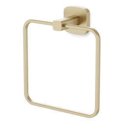 Harmony Towel Ring - Satin Brass thumbnail 1