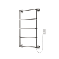 Empire 36" x 22" Plug-In Heated Towel Rail - Brushed Nickel thumbnail 1