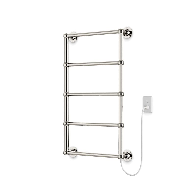 Empire 36" x 22" Plug-In Heated Towel Rail - Polished Nickel image 1