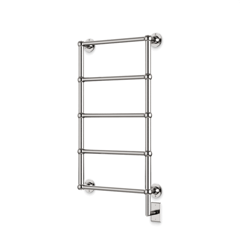 Empire 36" x 22" Hardwired Heated Towel Rail - Brushed Nickel image 1