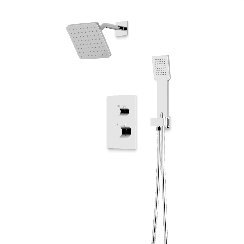 Otella Thermostatic Shower Trim Kit with Hand Shower - Chrome image 1
