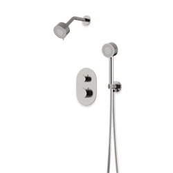 Opera Thermostatic Shower Trim Kit with Hand Shower - Brushed Nickel thumbnail 1