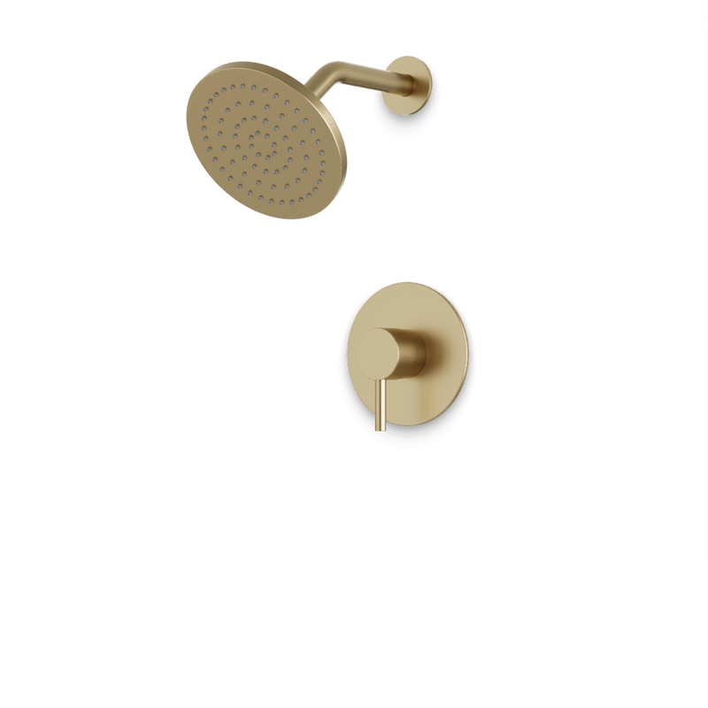Opera Pressure Balance Shower Trim Kit - Satin Brass image 1