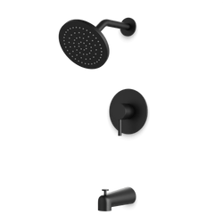 Opera Pressure Balance Tub / Shower Trim Kit - Matte Black thumbnail 1