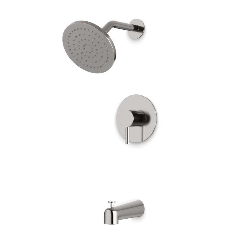 Opera Pressure Balance Tub / Shower Trim Kit - Brushed Nickel image 1