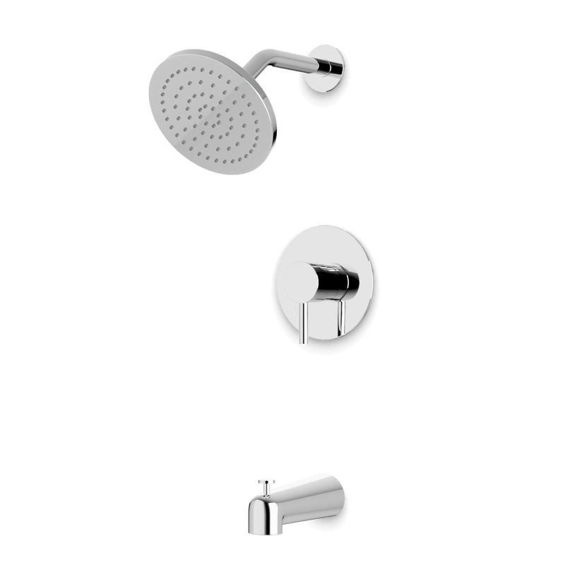 Opera Pressure Balance Tub / Shower Trim Kit - Chrome image 1