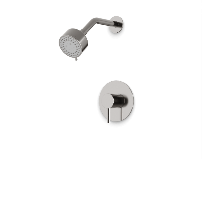 Opera Pressure Balance Shower Trim Kit with Multifunction Shower Head - Brushed Nickel image 1