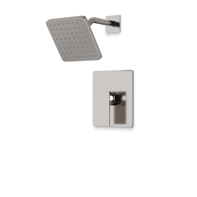 Edge Pressure Balance Shower Trim Kit - Brushed Nickel image 1