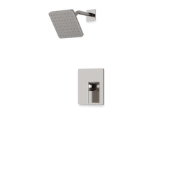 Square Pressure Balance Shower Trim Kit Artos US Brushed Nickel 
