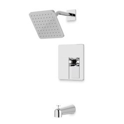 Edge Pressure Balance Tub / Shower Trim Kit - Chrome thumbnail 1